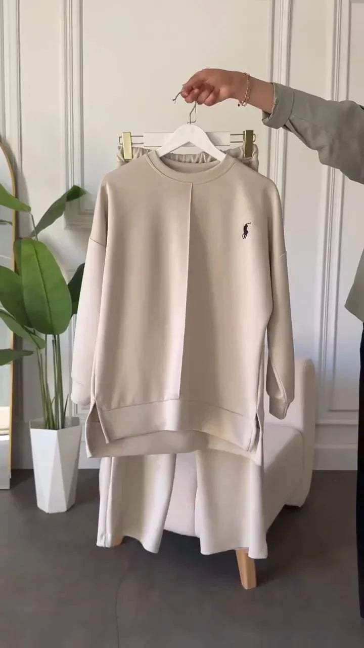 CH 589 Polo Winter Fleece Co-ord Set