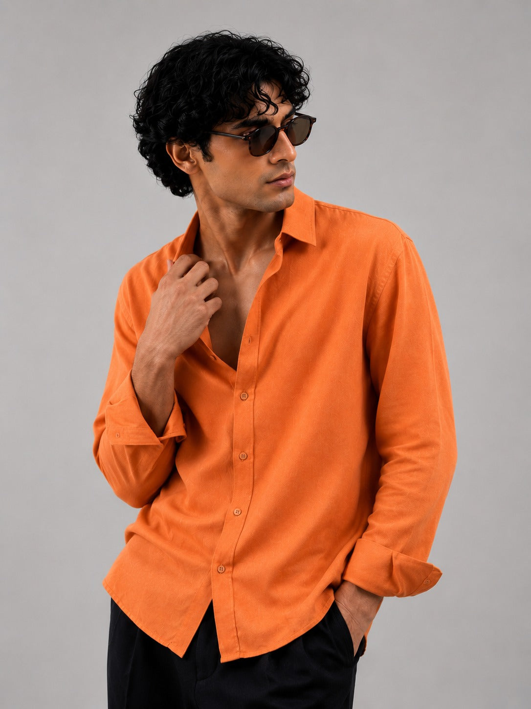 BS-ORG-001 | Essential Shirt – Orange