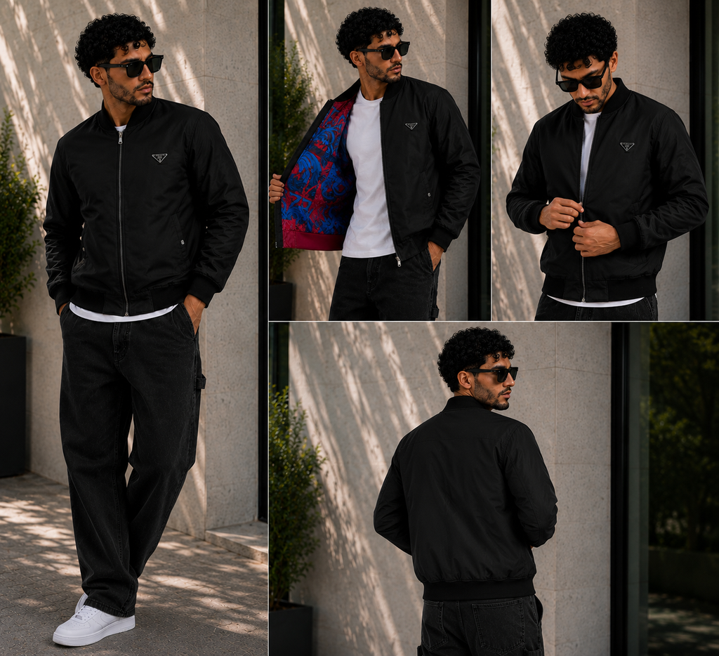 (CJ-36) Urban  Men’s Urban Streetwear Chicago Bulls Varsity Bomber Jacket