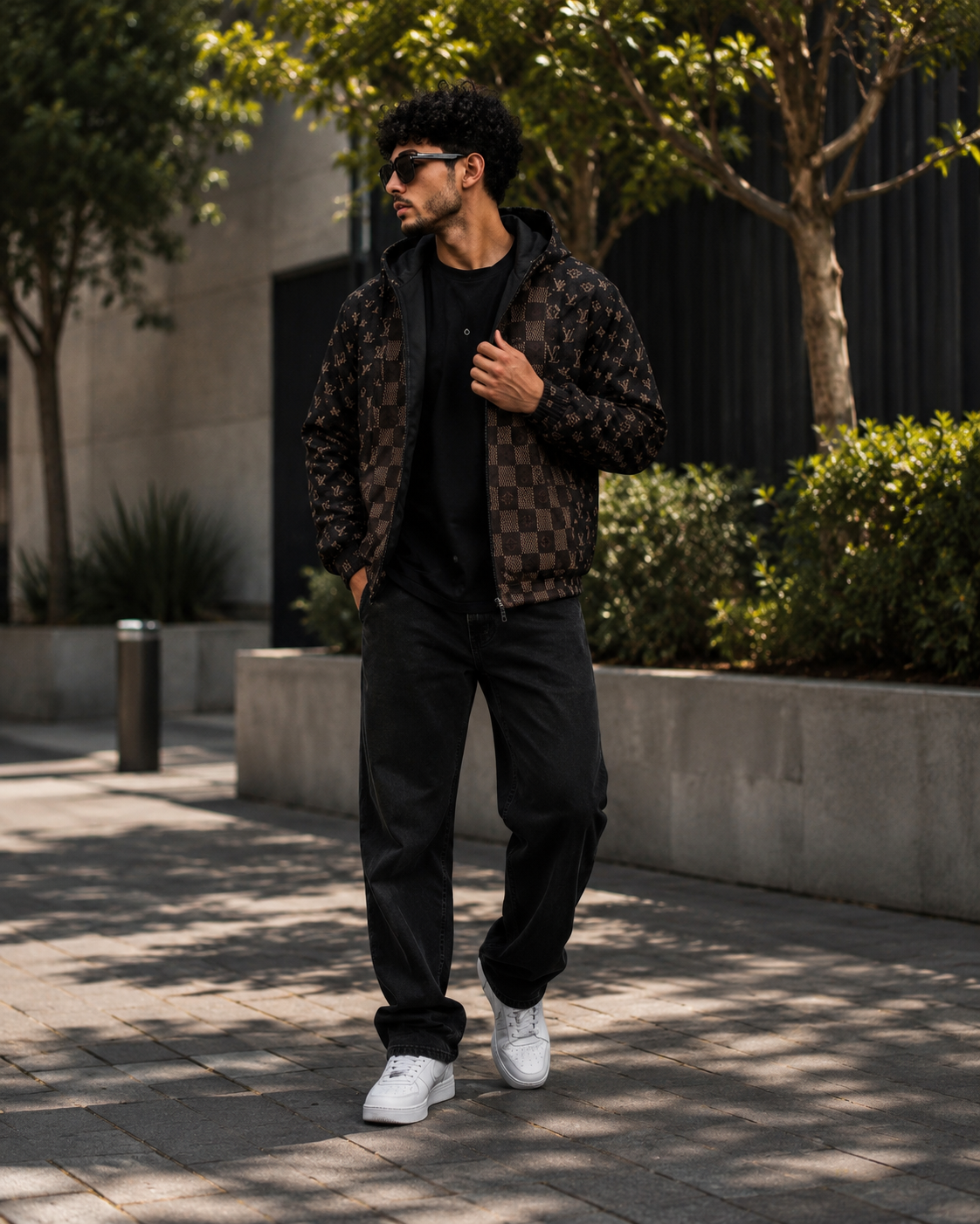 (CJ-26) Premium Urban Printed Hooded Jacket