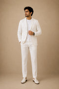 LI- 145  | The Côte Linen Blazer Set + Free t-shirt