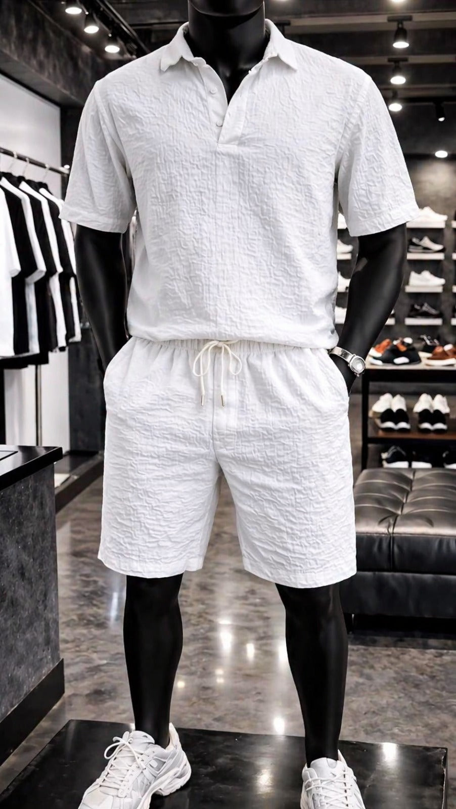 LI-89  MEN’S OBSIDIAN TEXTURE SET – ELITE SUMMER OUTFIT