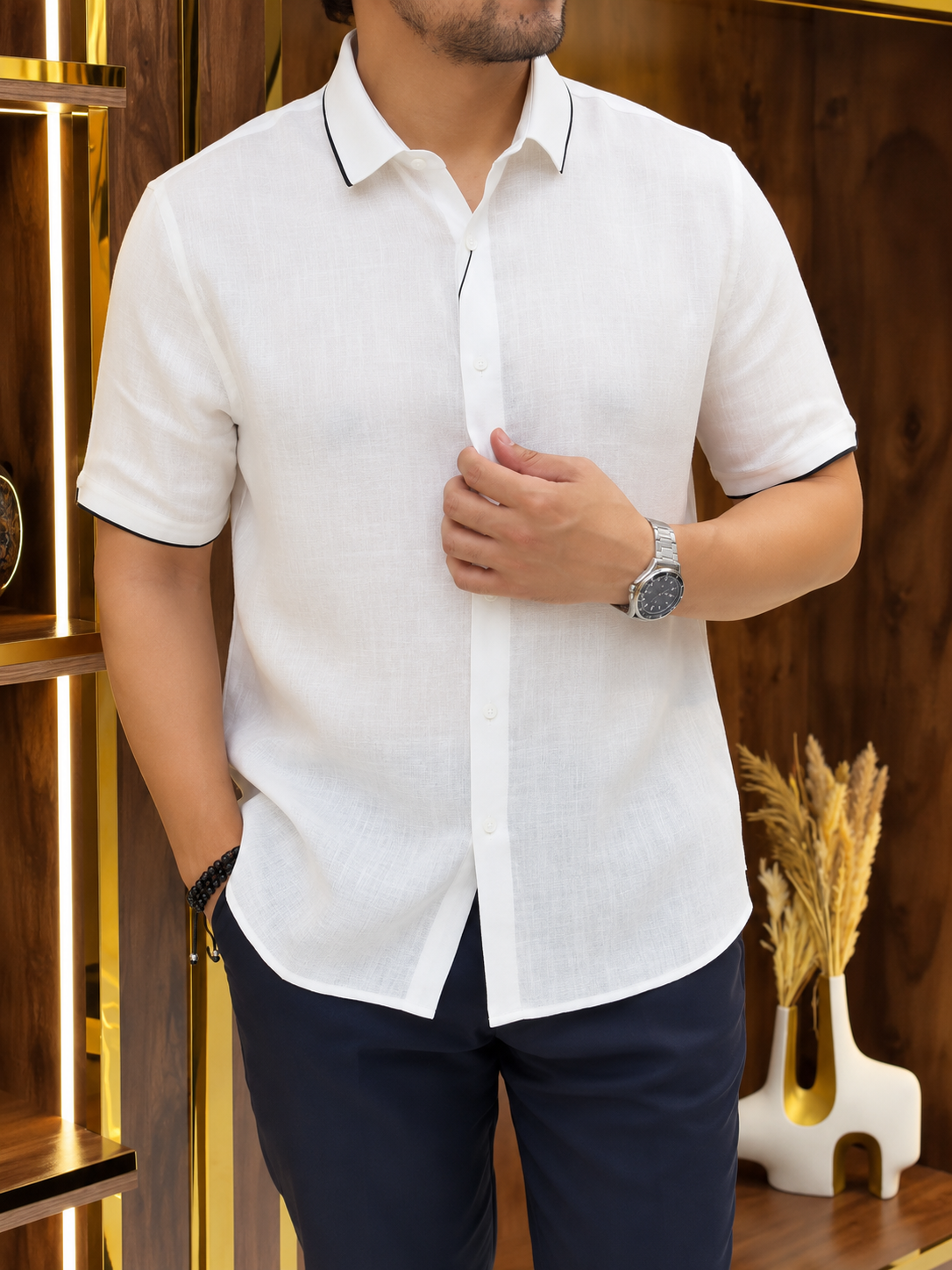 BS-003 | | The Amalfi Linen Shirt