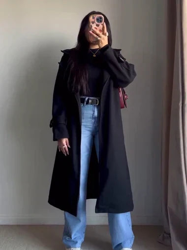 CH 516  Luxe Warm Fleece Longline Winter Coat