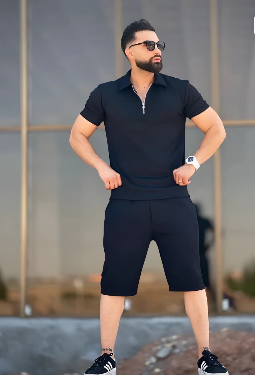 Q-49 Tshirt & Shorts Set