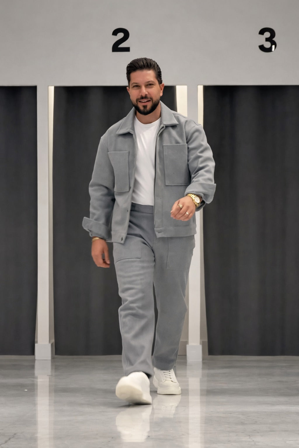 Men’s Premium Two-Piece Co-Ord Set – Modern Casual Tracksuit - (W-12)