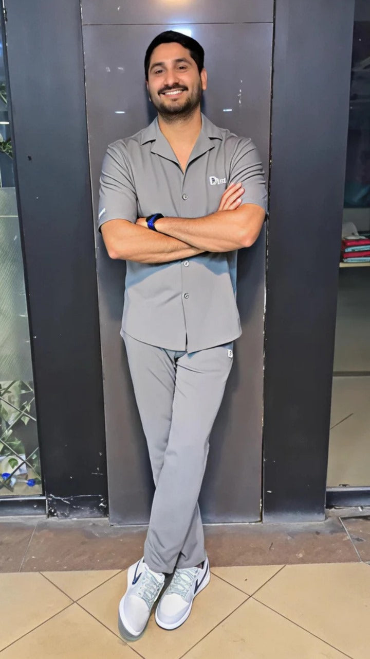 Q-01 Button-Down Chill Set – Classic Vibe