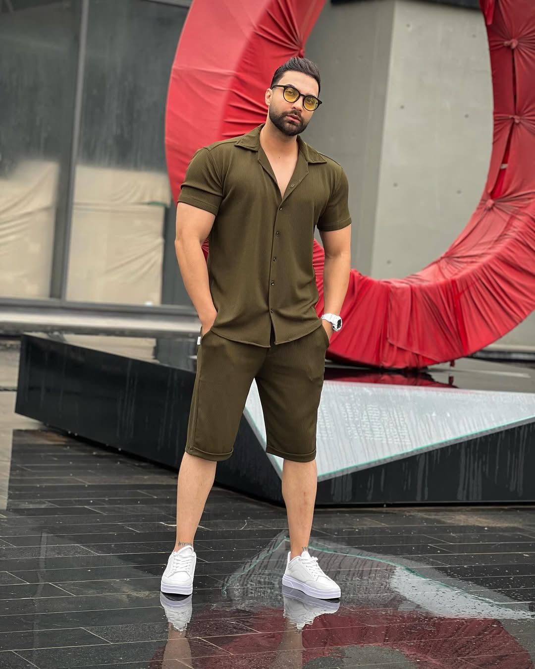 Q-53 Tshirt & Shorts Set