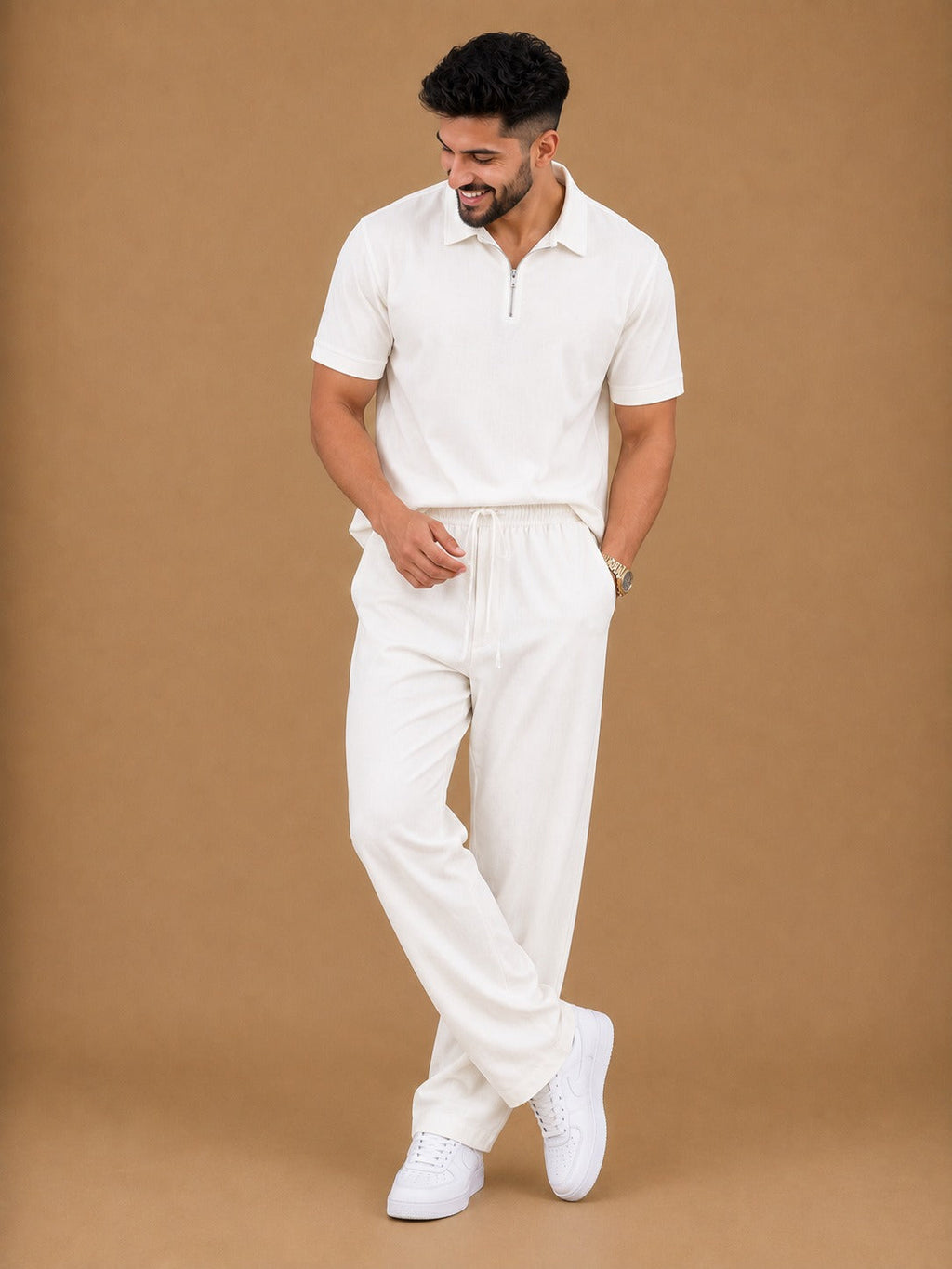 LI-160 | Aero Luxe Zip Collar Co-Ord Set