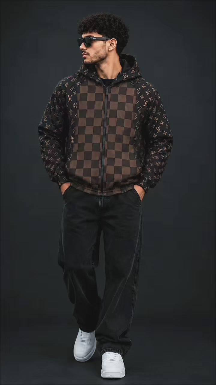 (CJ-26) Premium Urban Printed Hooded Jacket