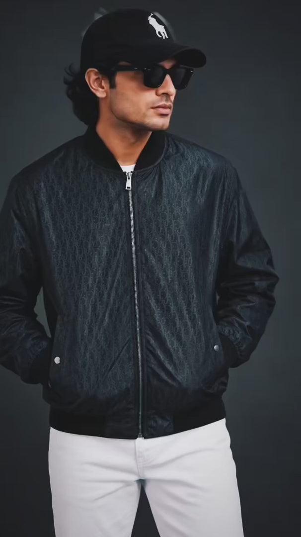 (CJ-11) Men’s Premium  Patterned Bomber Jacket