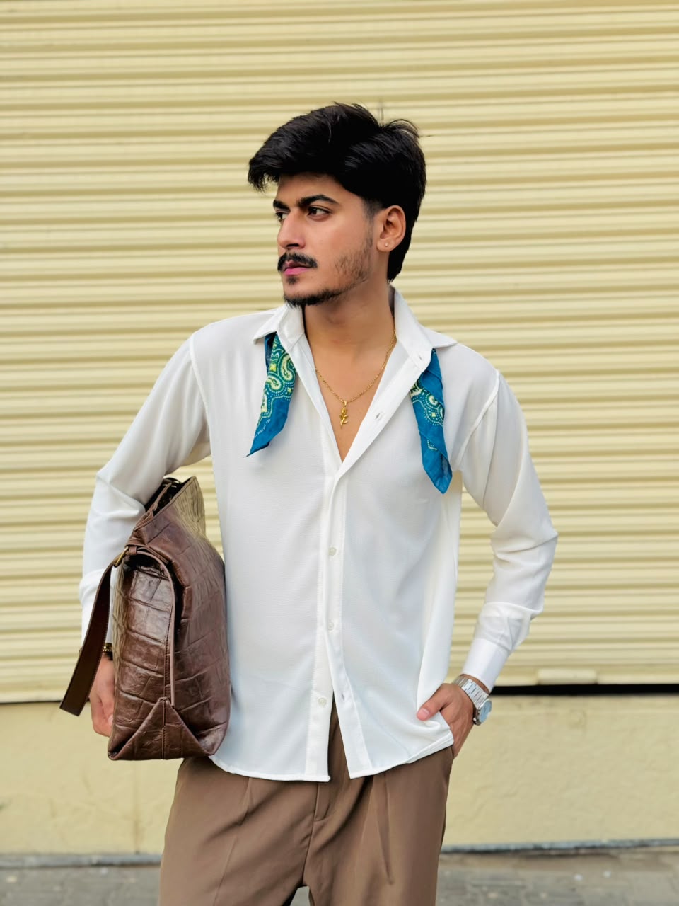 BS-WHT-001 | Premium White Essential Shirt